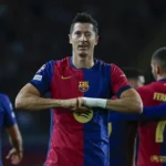 Goal-fest for Barcelona sees Lewandowski bag a brace